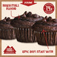 Kodiak Cakes Power Bake Muffin Mix, Double Dark Chocolate (Pack of 6)