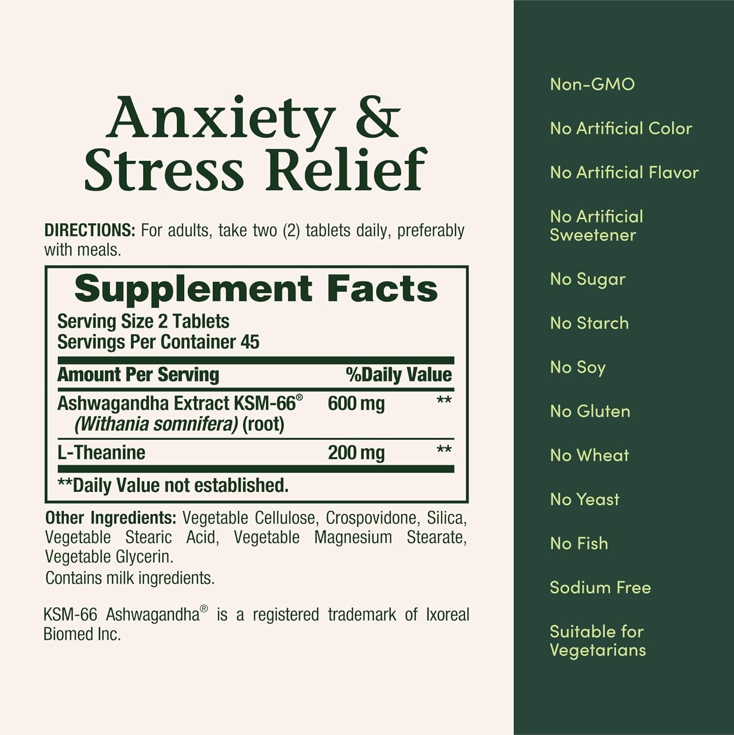 Nature's Bounty Anxiety & Stress Relief