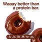 Protein Donuts - 22G Protein, Dipped Chocolate, Zero Sugar Snack - 8 Pack with Two Donuts per Pack