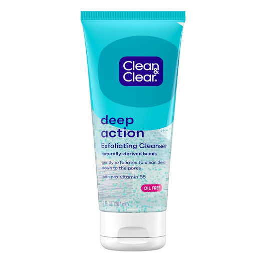 Clean & Clear Deep Action Exfoliating Facial Cleanser