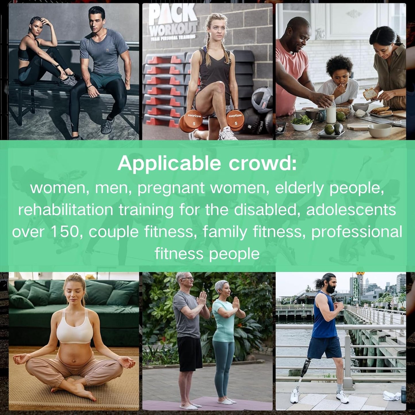 BARWING Stationary Exercise Bike for Home Workout