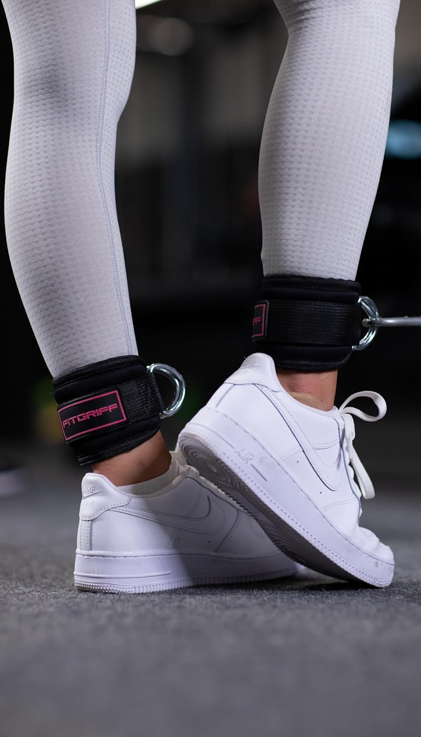 Fitgriff Ankle Straps V3 for Cable Machine (2 Pieces)