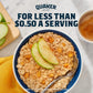 Quaker Protein Instant Oatmeal, Banana Nut, 12G Protein per Serving (6 Pack)