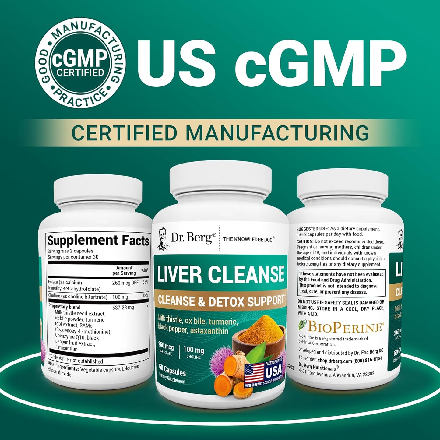Dr. Berg Liver Cleanse Detox Capsules