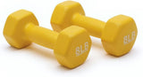 8 Pound Neoprene Dumbbell Hand Weights for Exercise