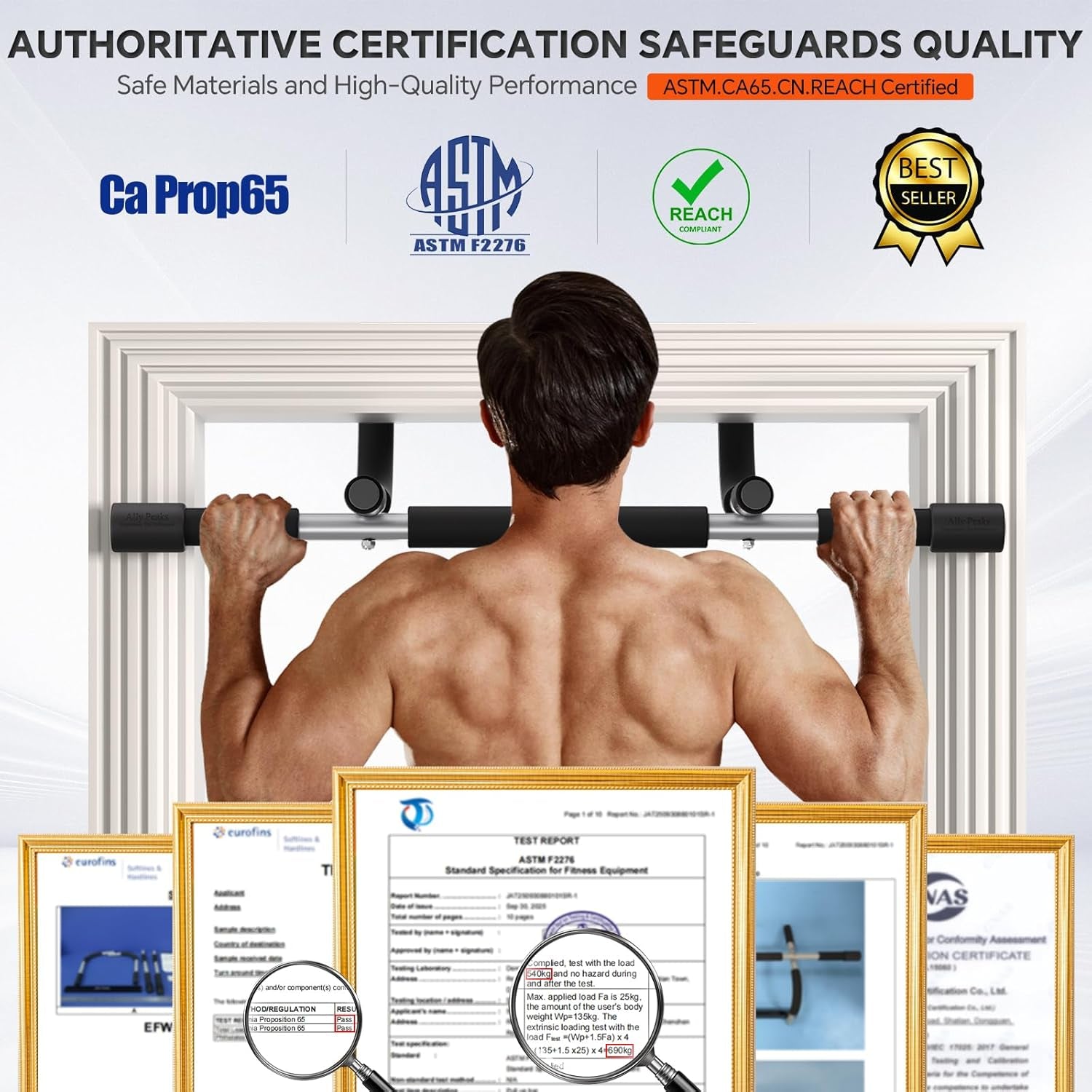 Ally Peaks Pull Up Bar for Doorway