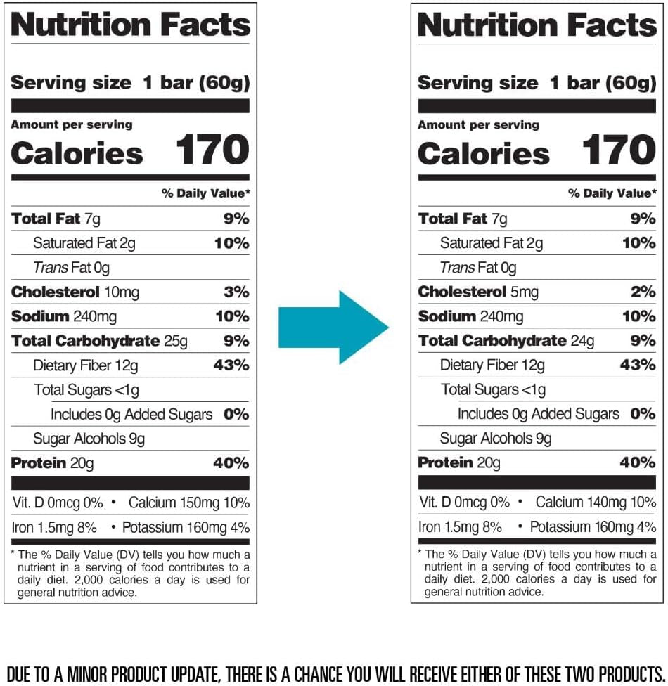 Quest Nutrition Double Chocolate Chunk Protein Bars, 20G Protein Bars, 12 Count
