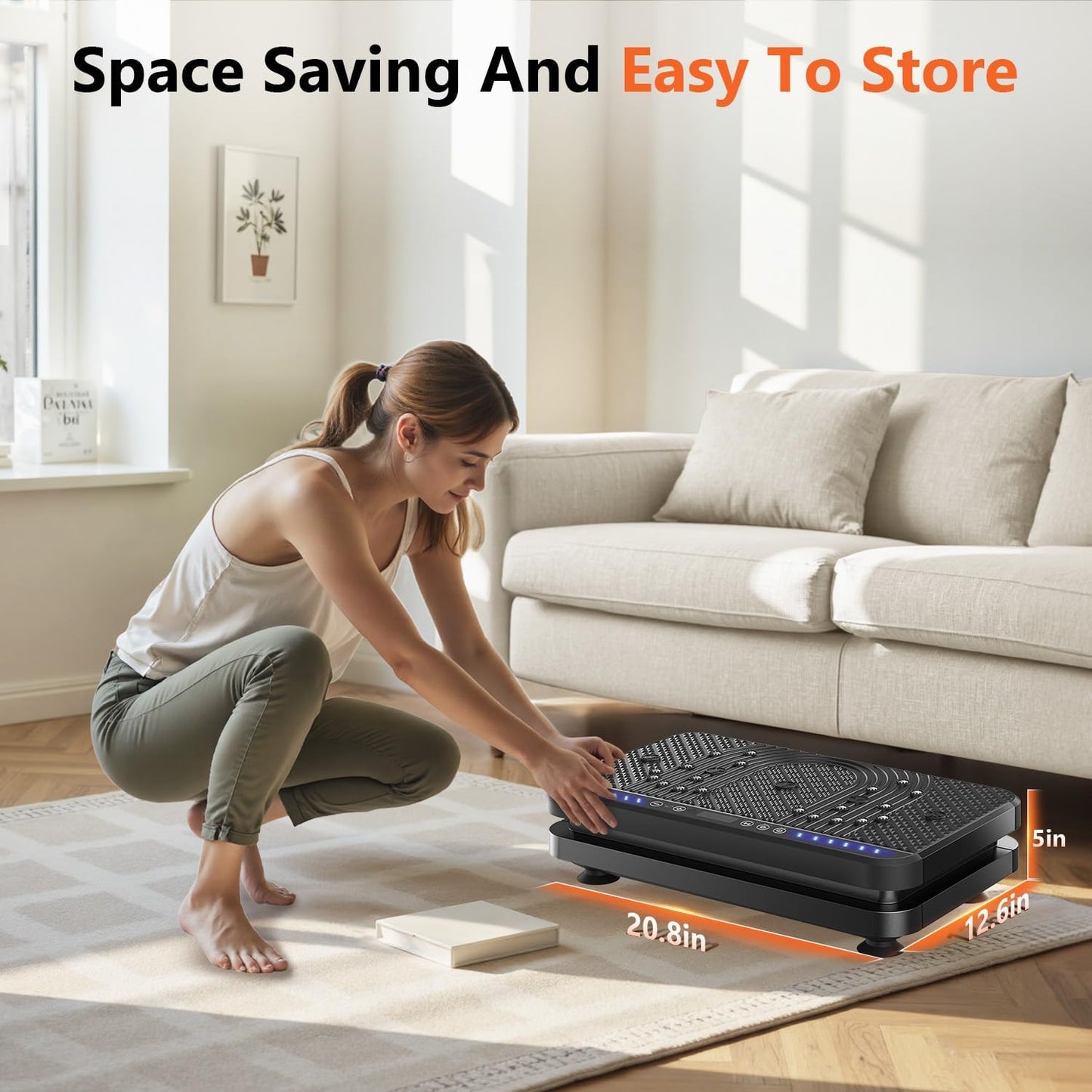 AXV Vibration Plate Fitness Platform Exercise Machine