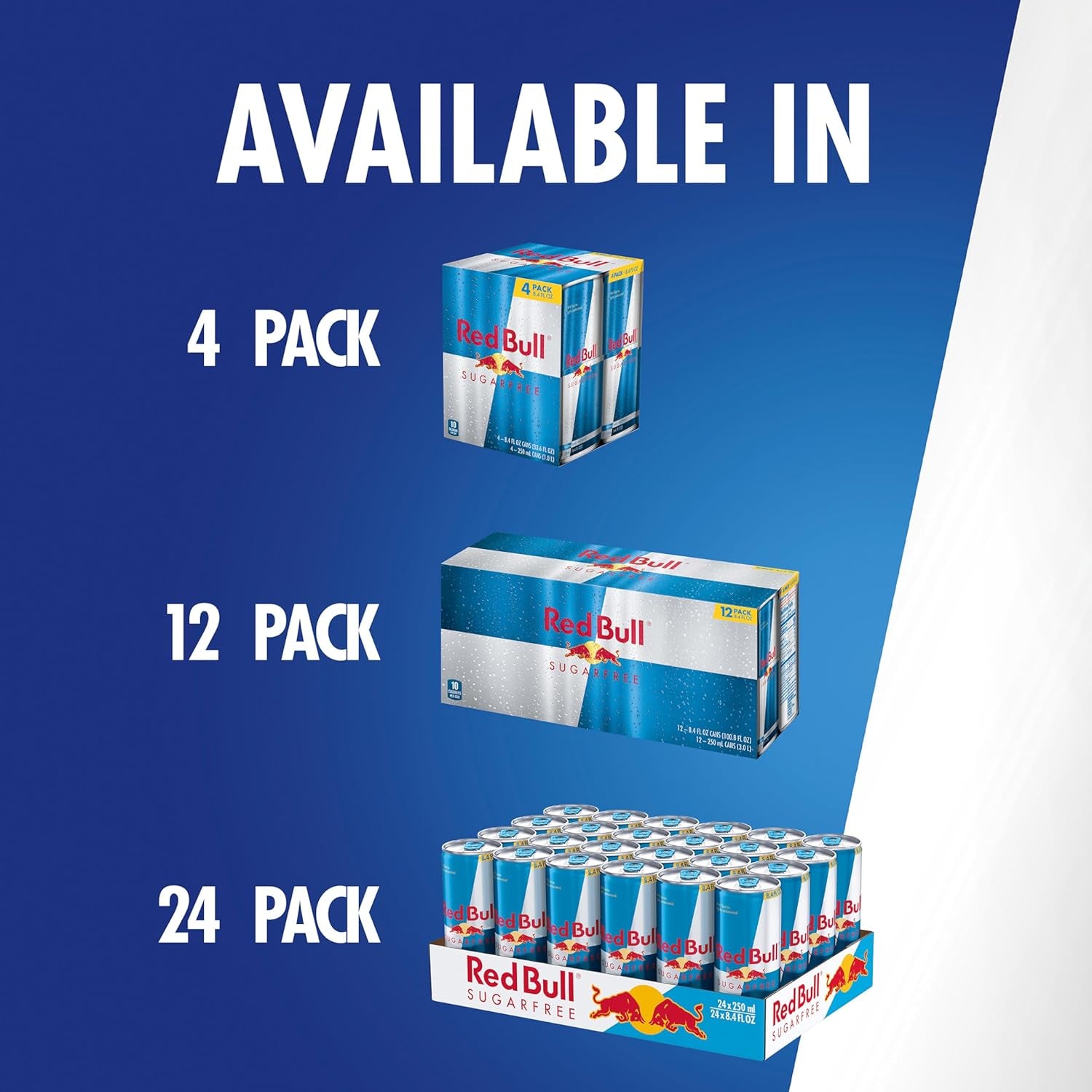 Red Bull Sugar Free Energy Drink, Pack of 24 Cans