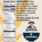 Protein Instant Oatmeal, Cranberry Almond, 12G Protein per Serving (6 Pack)