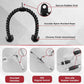 Cable Machine Attachment, Row Handles, Tricep Rope, Straight Bar, V Bar Accessories