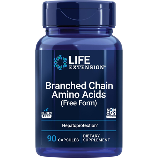 Life Extension Branched Chain Amino Acids (BCAAs), 90 Capsules