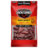 Jack Link's Beef Jerky Half Pounder - Sweet & Hot - 100% Real Beef