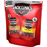 Jack Link's Beef Jerky Variety Pack - Original and Teriyaki - (9 Pack) 1.25 Oz Bag