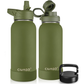 CIVAGO 32 Oz Insulated Water Bottle with Straw