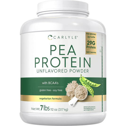 Carlyle Pea Protein Isolate Powder | 7Lb | Unflavored | 29G per Serving