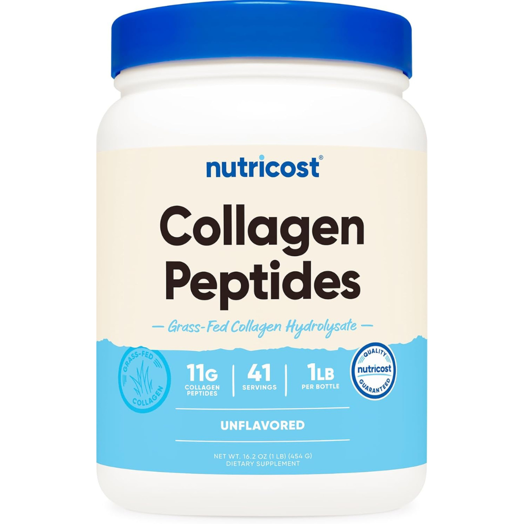 Nutricost Collagen Peptides Powder 1LB (Unflavored)