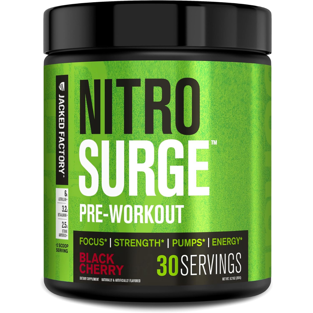 Jacked Factory NITROSURGE Pre Workout Supplement