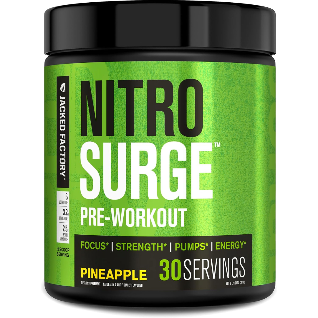 Jacked Factory NITROSURGE Pre Workout Supplement