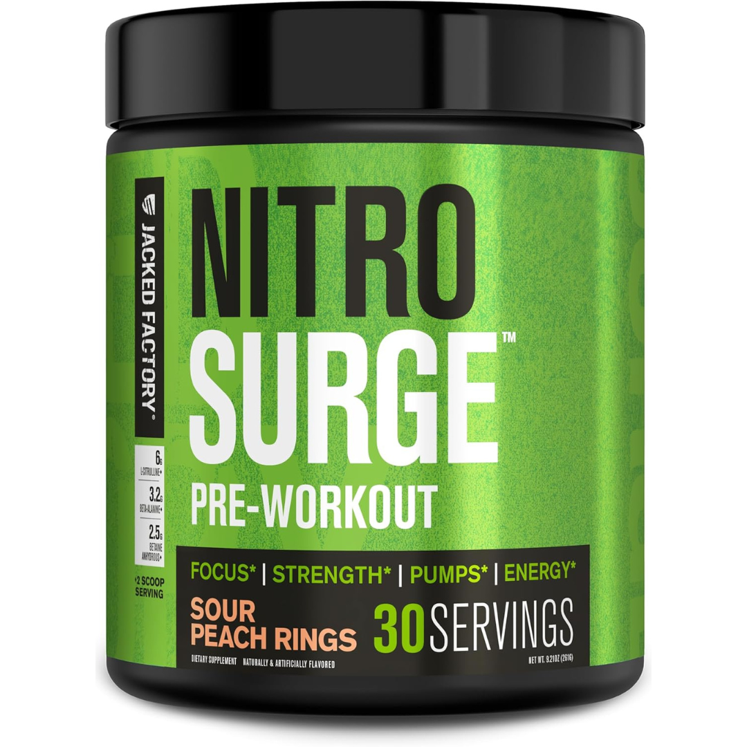 Jacked Factory NITROSURGE Pre Workout Supplement