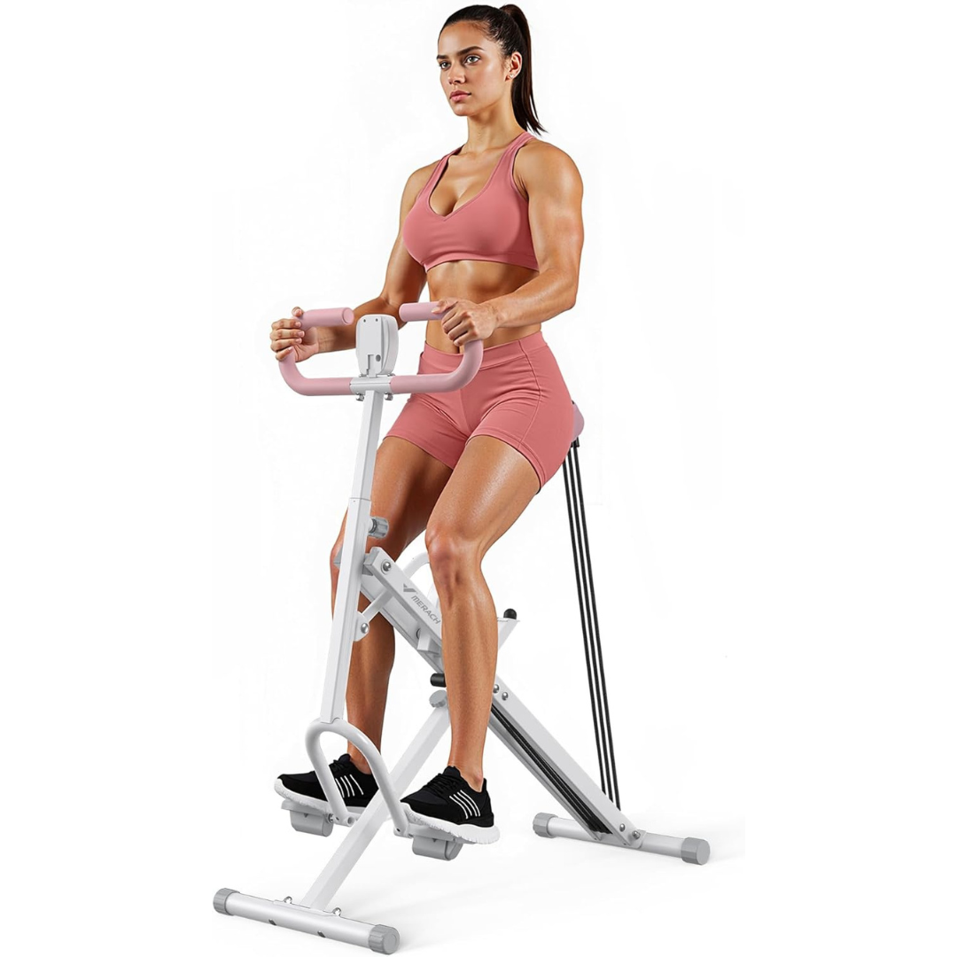 MERACH 2 in 1 Squat Rowing Machine