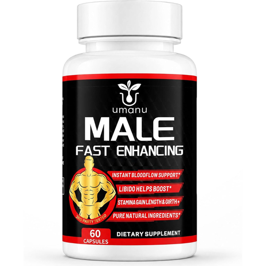Umanu Fast-Acting Male Wellness Supplement – Boost Blood Flow, Gain Drive, Size, Stamina