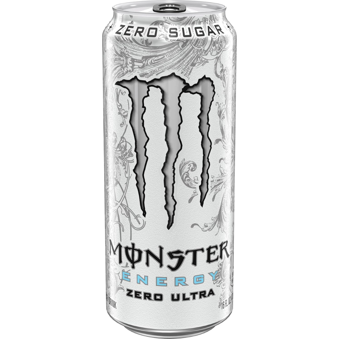Monster Energy Zero Ultra can on a white background