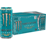 Monster Energy Ultra Fiesta Mango, Sugar Free Energy Drink, 16 Ounce | Pack of 15