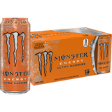 Monster Energy Ultra Sunrise, Sugar Free Energy Drink, 16 Fl Oz | Pack of 15