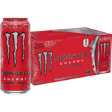 Monster Energy Ultra Red, Sugar Free Energy Drink, 16 Ounce (Pack of 15) | Pack of 15