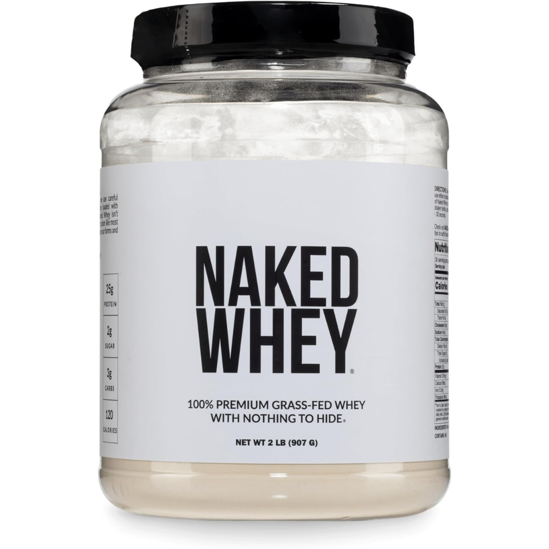 NAKED Whey 2LB 100% Grass Fed Whey Protein Powder