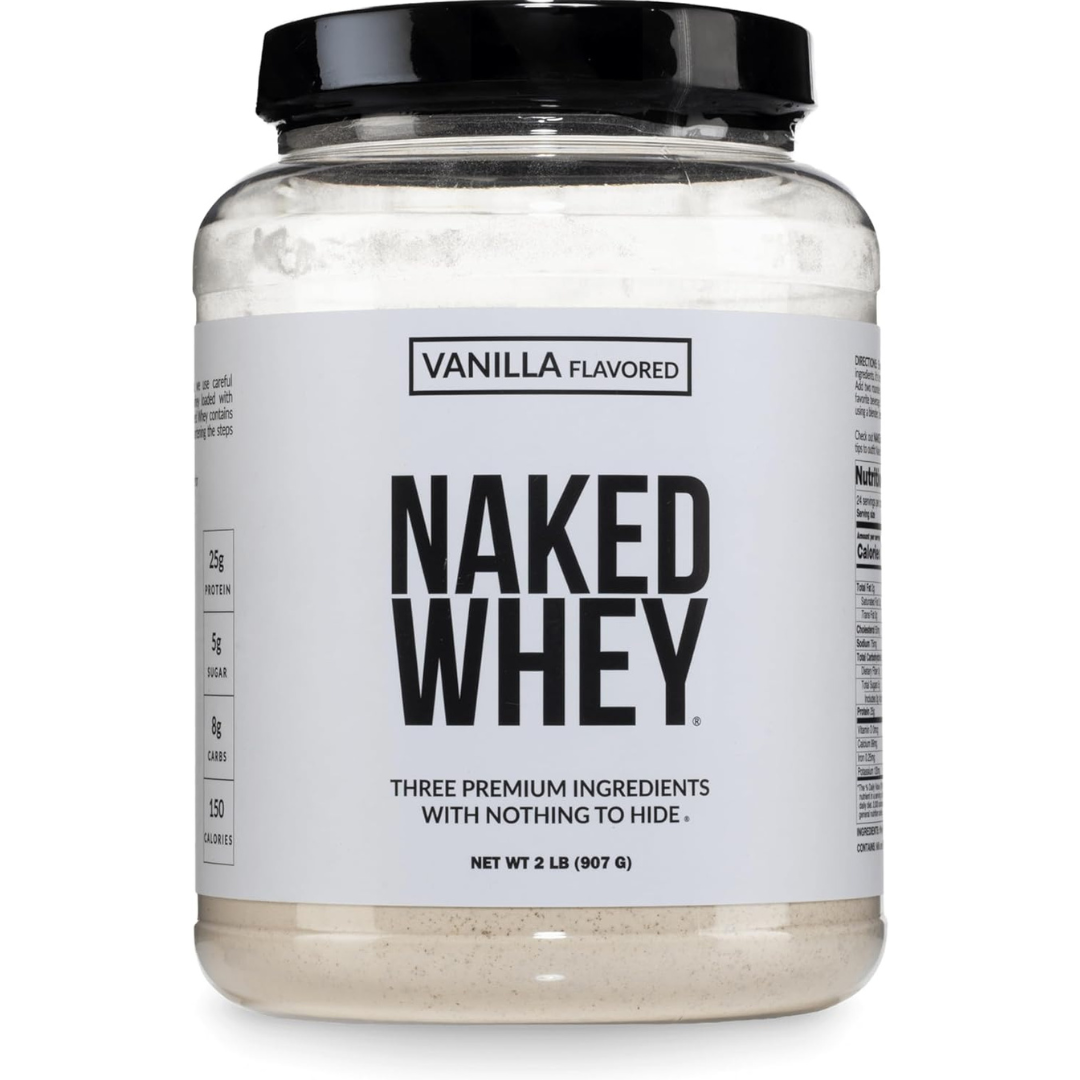 NAKED Whey 2LB 100% Grass Fed Whey Protein Powder