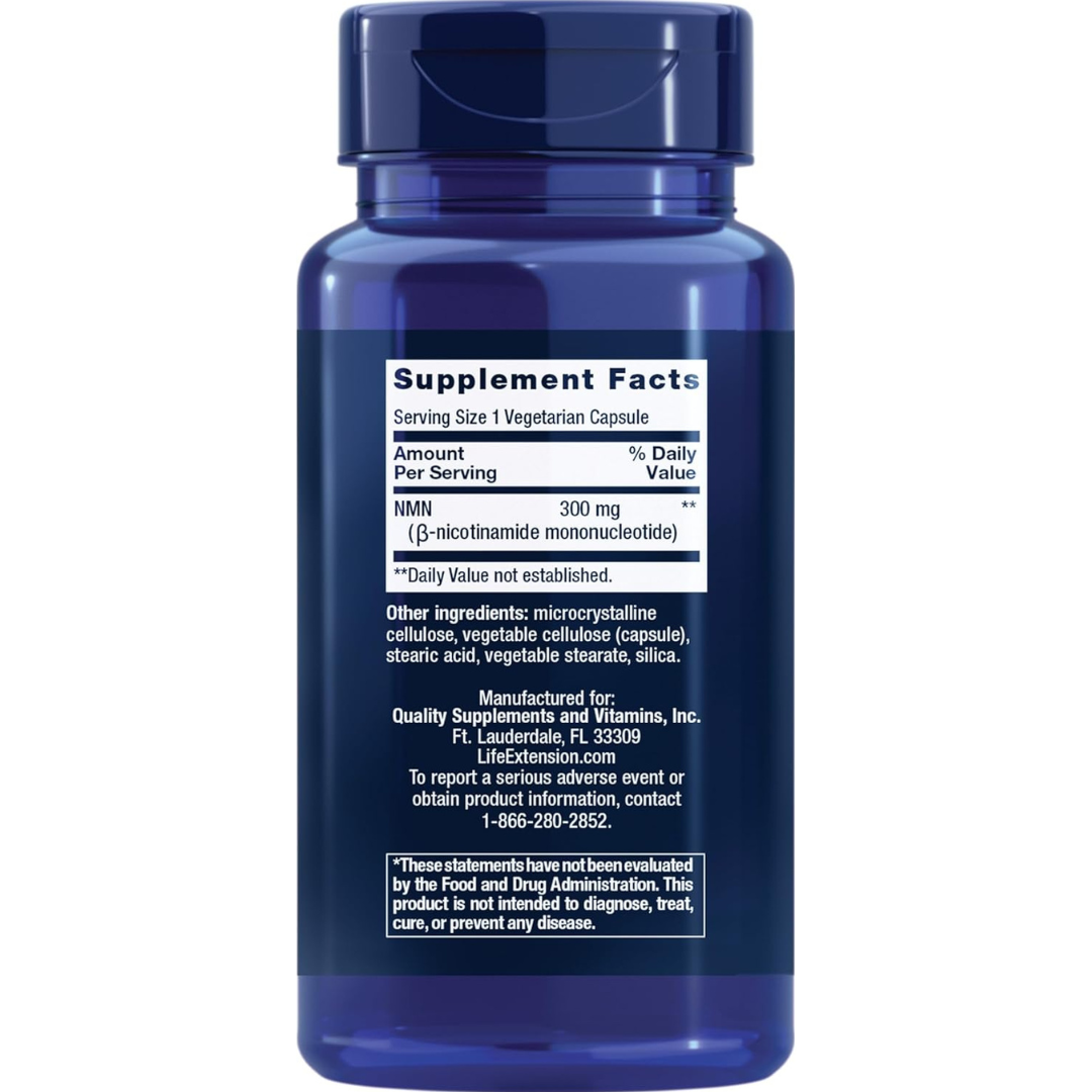 Life Extension NAD+ Cell Support NMN, Healthy Aging, Energy Support, NAD+, 90 Capsules