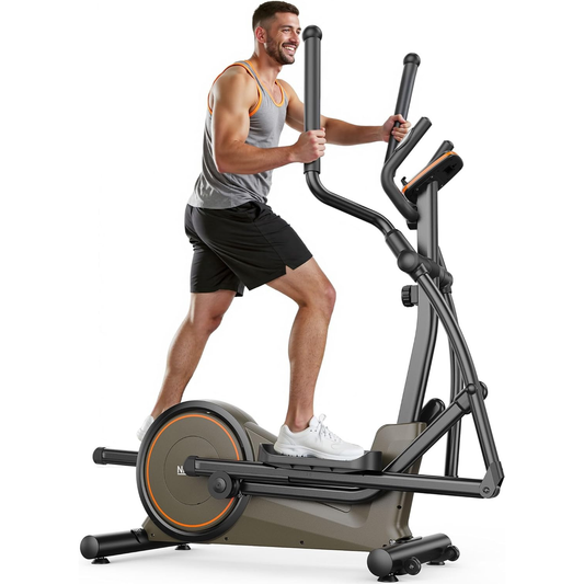 Elliptical Machine with Hyper-Quiet Magnetic Driving System