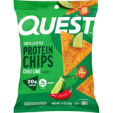 Nutrition Chili Lime Tortilla Style Protein Chips (Pack of 12)
