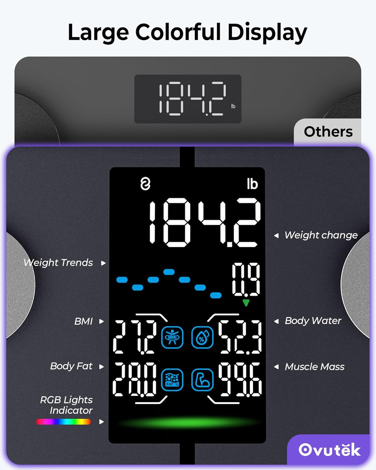Ovutek Smart Scale for Body Weight
