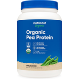 Nutricost Organic Pea Protein Isolate Powder (2LBS) - Unflavored, Certified USDA Organic
