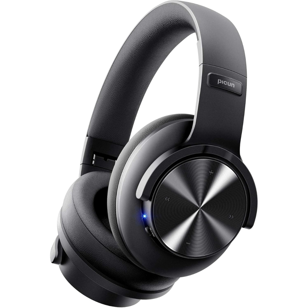 Picun B8 Bluetooth Headphones, 120H Playtime Headphone Wireless Bluetooth