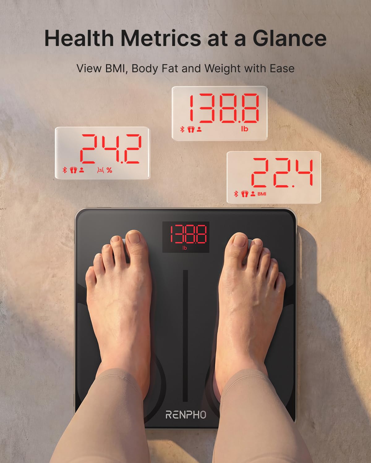 RENPHO Smart Scale for Body Weight