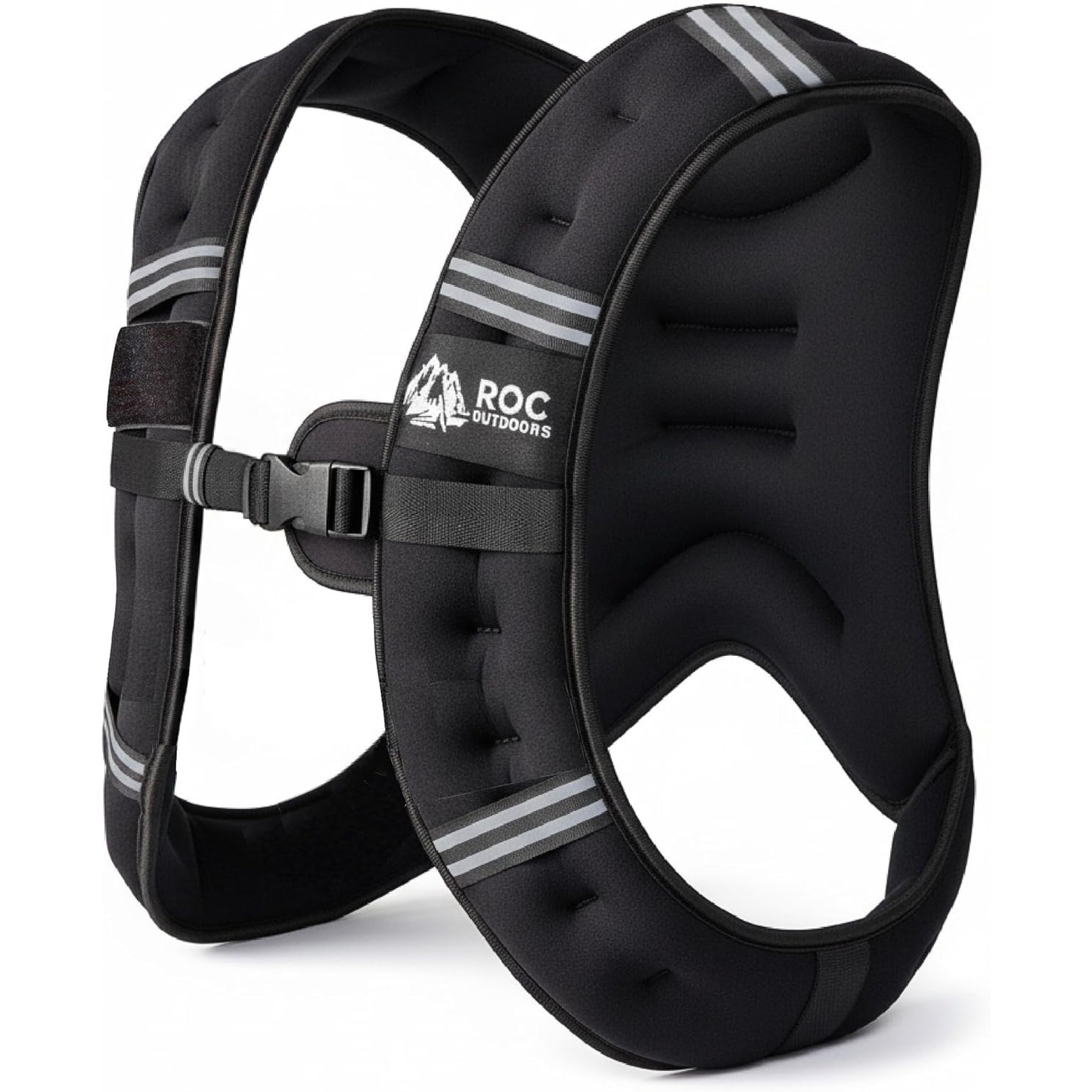 Roc Outdoors Weighted Vest for Woman and Men, 5lb/10lb/15lb/20lb/30lb