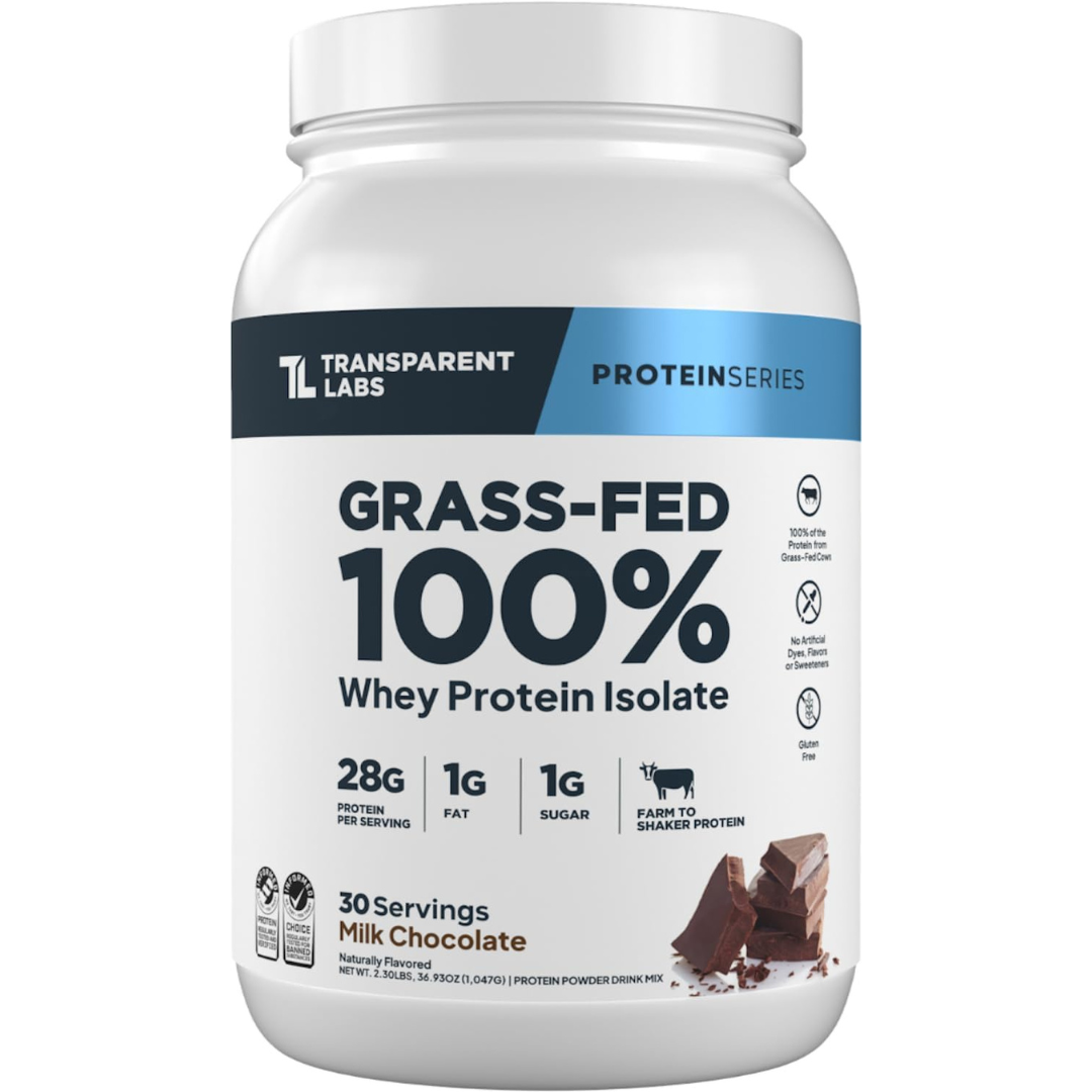 Transparent Labs Grass-Fed Whey Protein Isolate