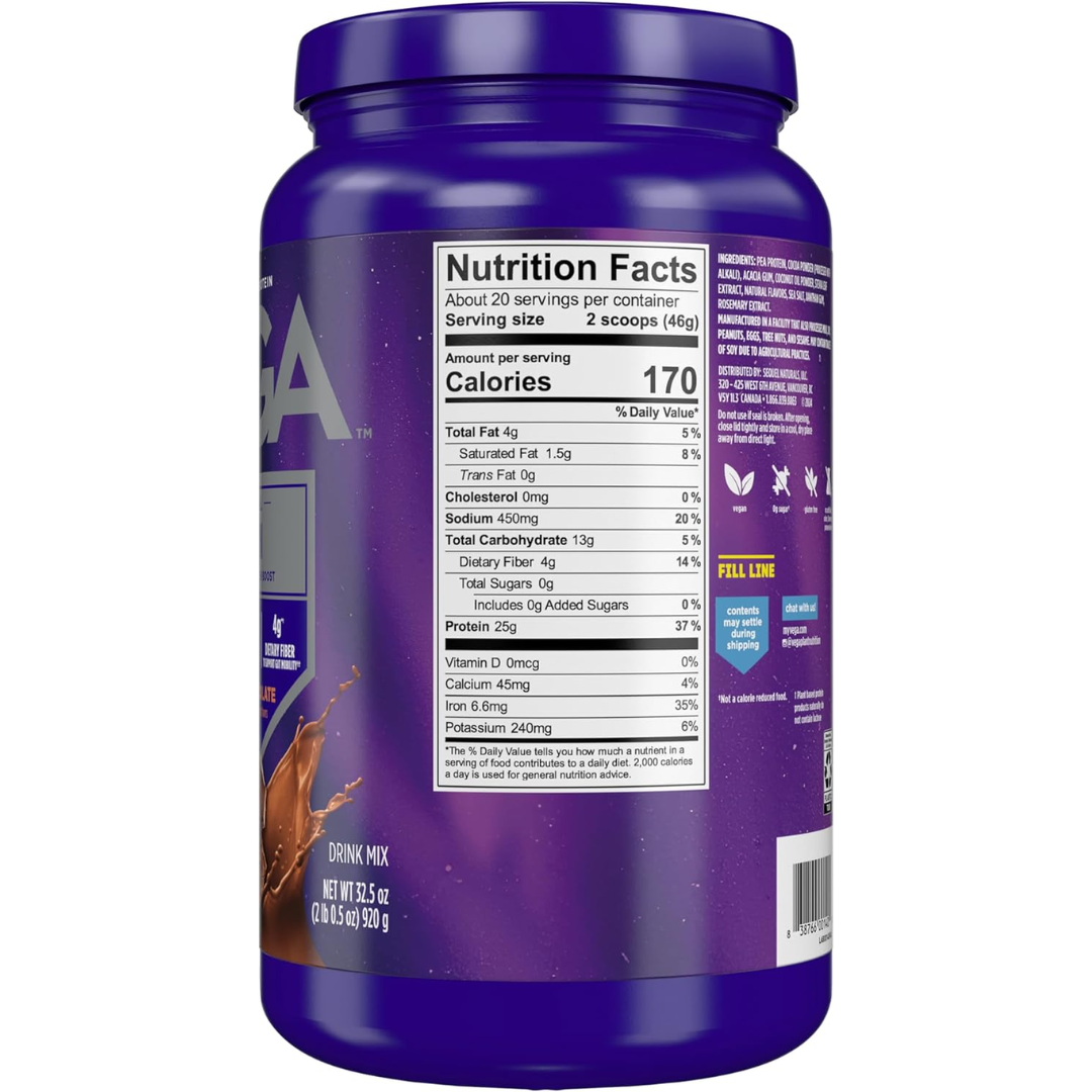 Vega Essential Protein – 25g Plant Based Protein Powder