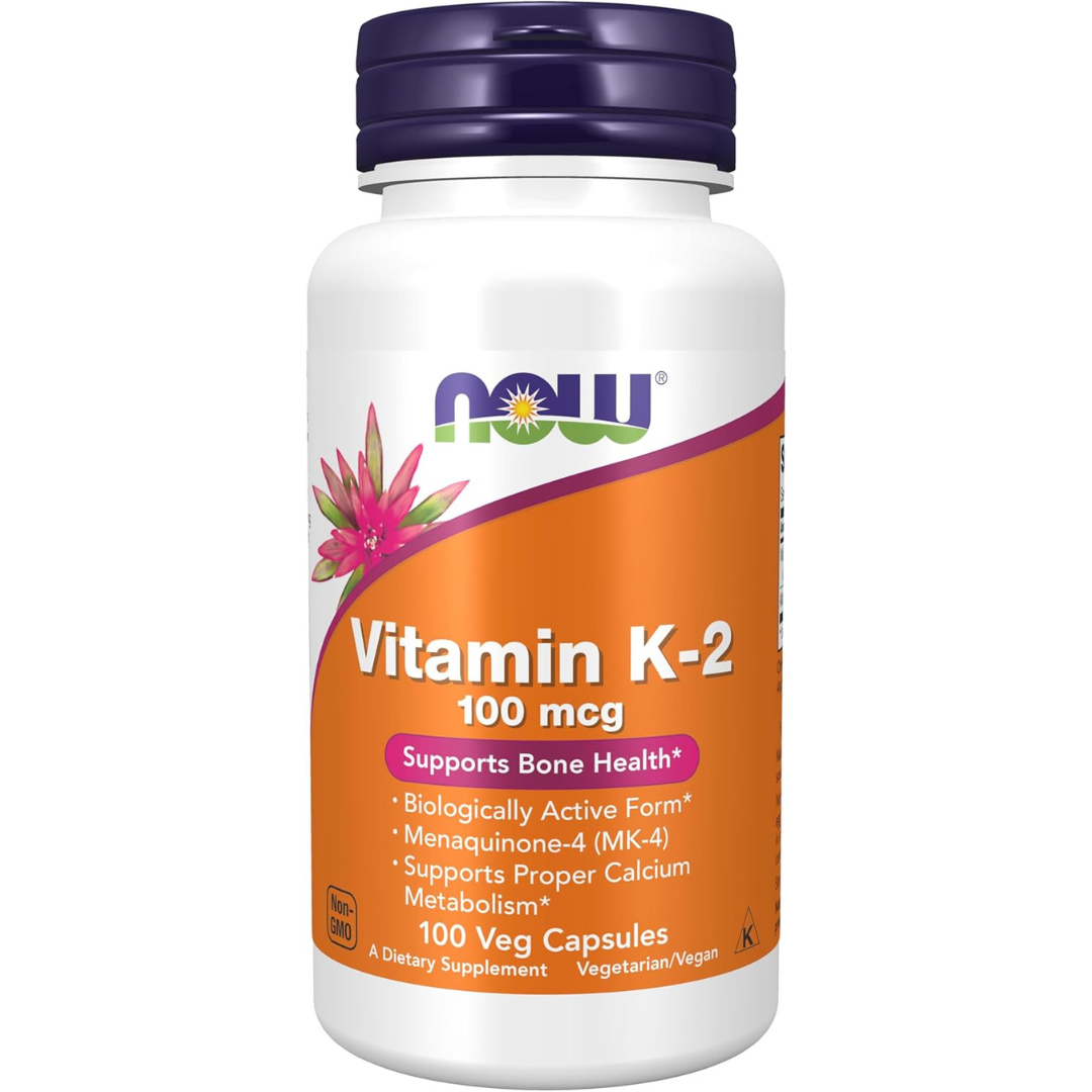 NOW Foods Supplements, Vitamin K-2 100 mcg