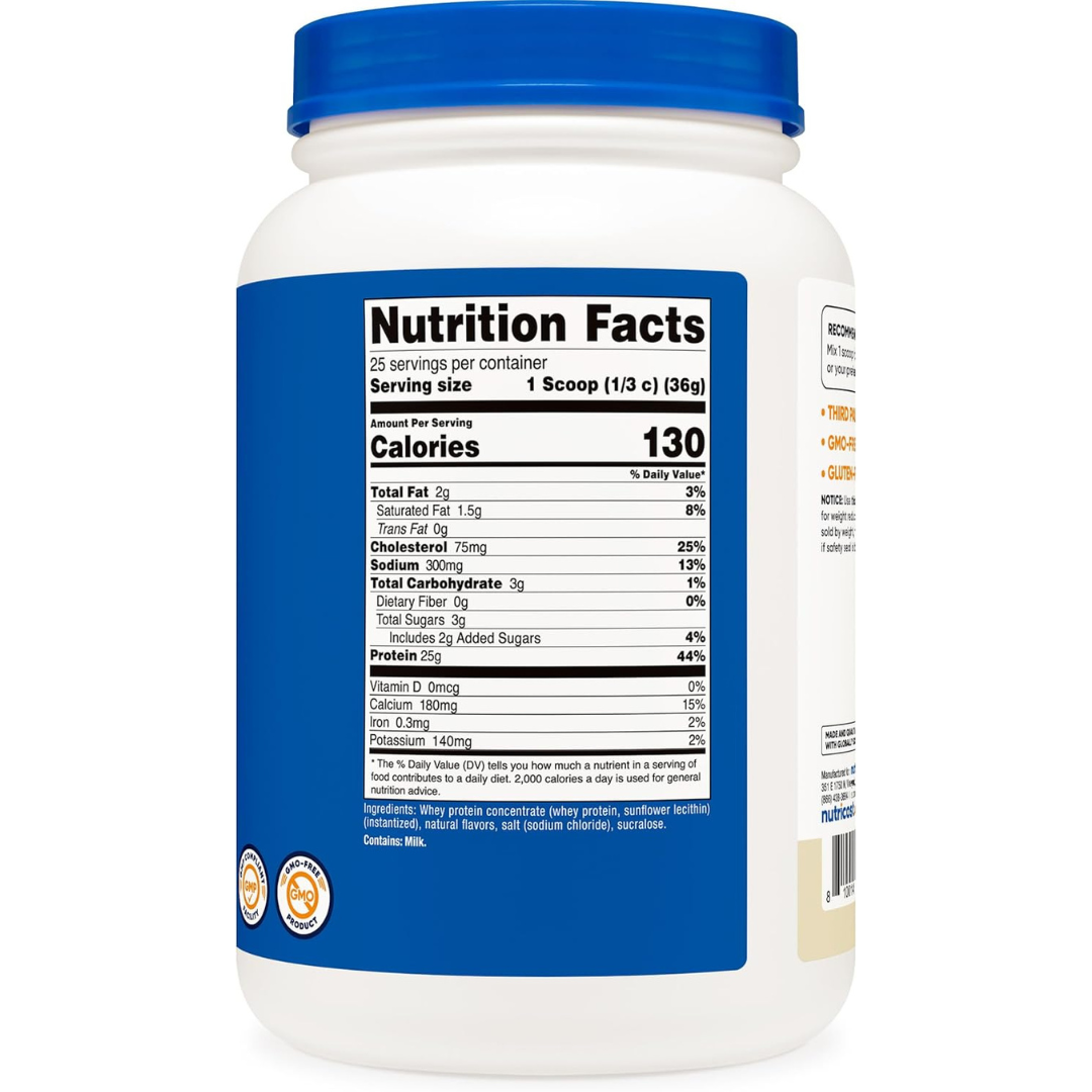 Nutricost Whey Protein Concentrate 2LBS