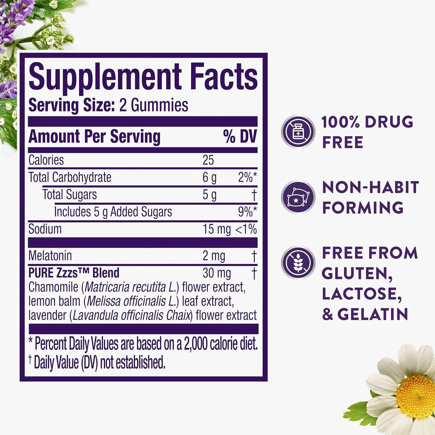 Zzzquil Pure Zzzs Melatonin Gummies Sleep Aid
