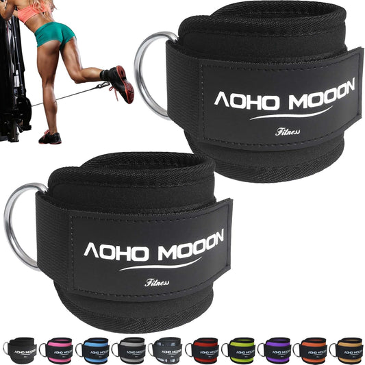 Comfortable Adjustable Ankle Straps for Cable Machines