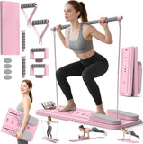 Multifunctional Pilates Board, Sets 7-In-1 Pilates Reformer Machine