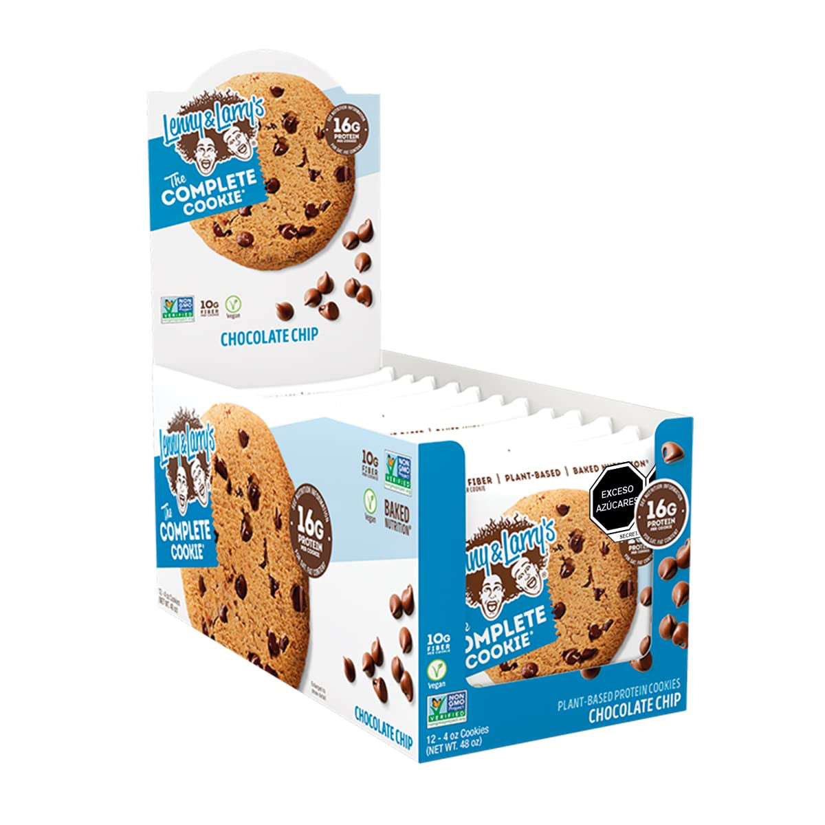 Lenny & Larry's Protein Cookie, Chocolate Chip (Pack of 12)