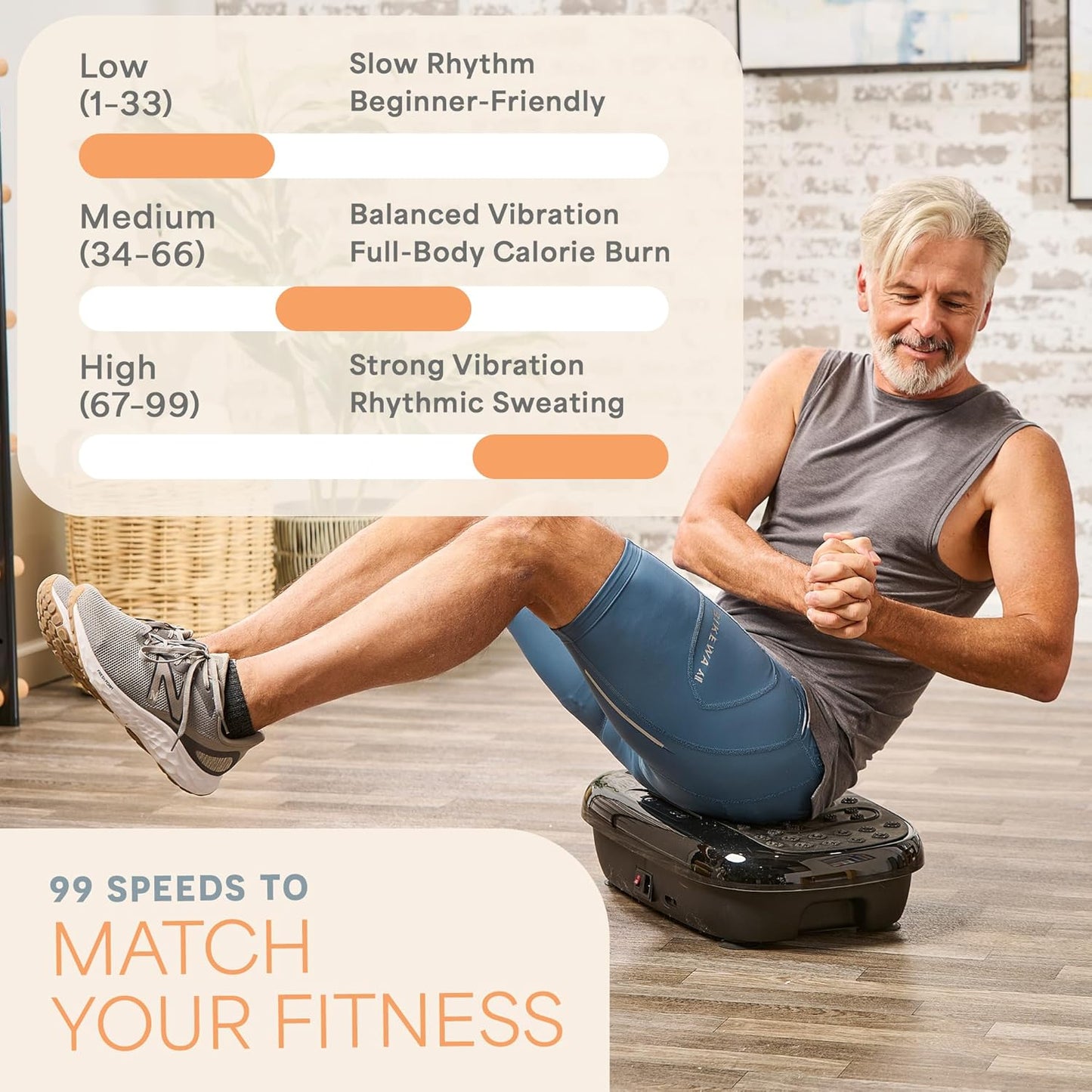 Lifepro Hexaplate Lite Vibration Plate Exercise Machine