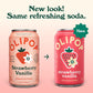 OLIPOP Prebiotic Soda Pop, Strawberry Vanilla (12-Cans)